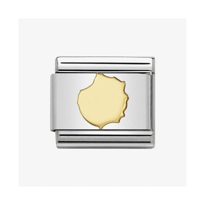 NOMINATION ITALY Classic Yellow Gold Gran Canaria Island Charm