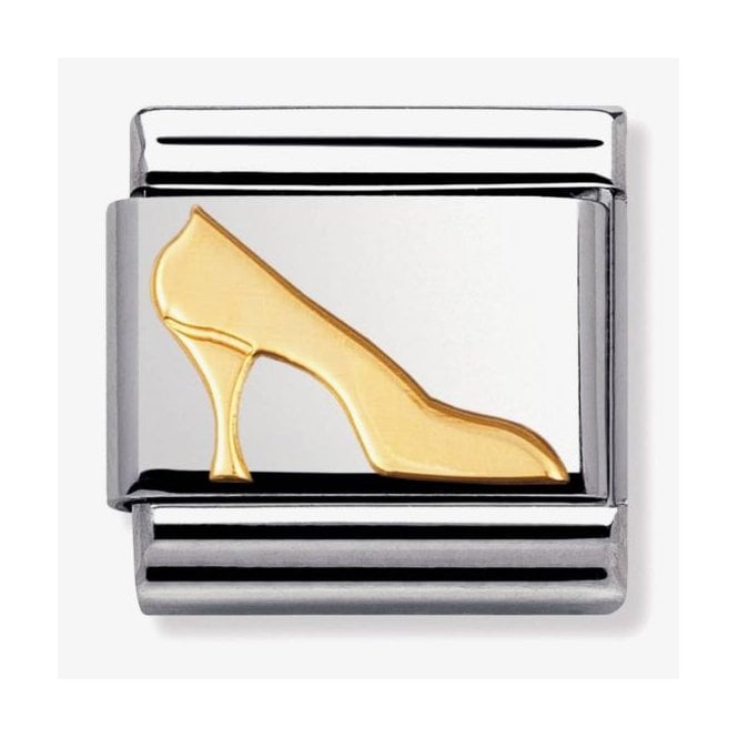 NOMINATION ITALY Classic Yellow Gold High Heel Shoe Charm