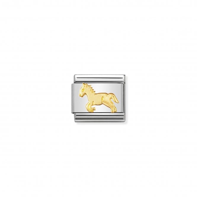 NOMINATION ITALY Classic Yellow Gold Horse Charm