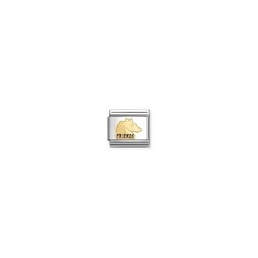 Classic Yellow Gold Horse Friends Charm