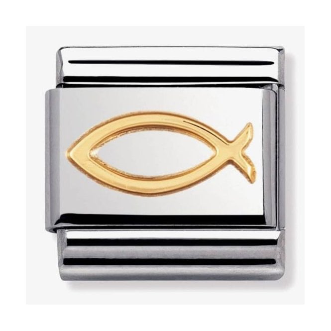 NOMINATION ITALY Classic Yellow Gold Ichthus Charm