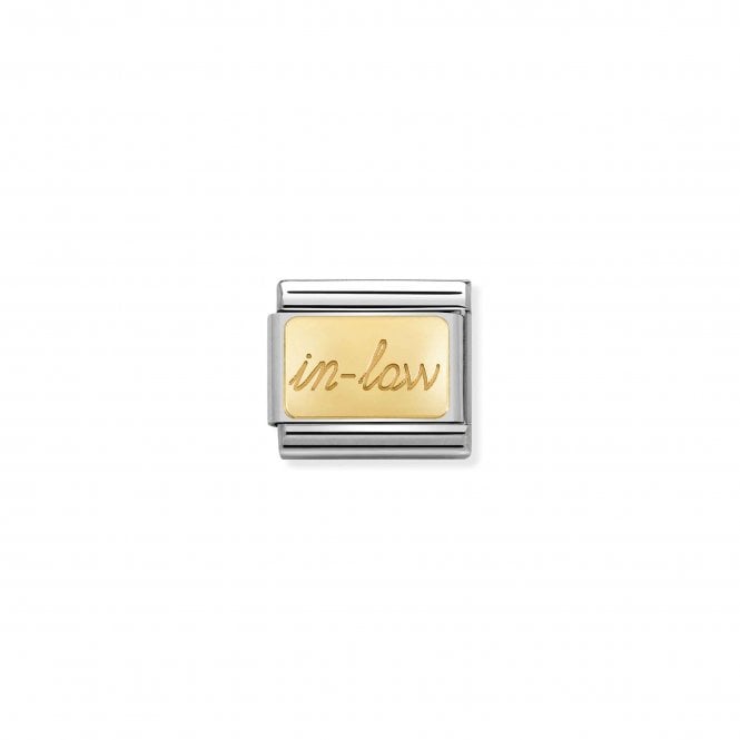 NOMINATION ITALY Classic Yellow Gold In Law Charm