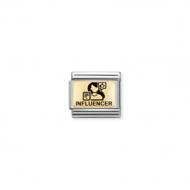 NOMINATION ITALY Classic Yellow Gold Influencer Charm
