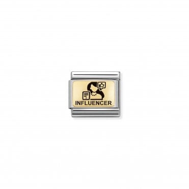 Classic Yellow Gold Influencer Charm