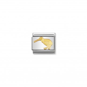 Classic Yellow Gold Kiwi Charm
