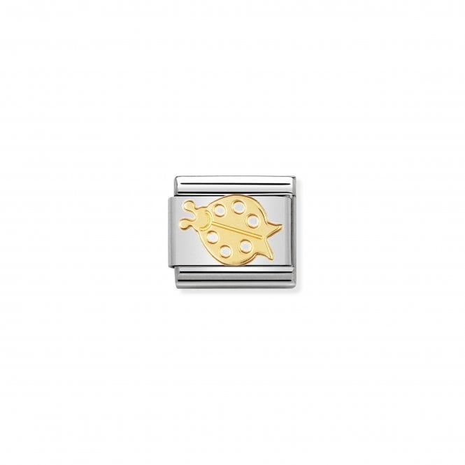 NOMINATION ITALY Classic Yellow Gold Ladybug Charm