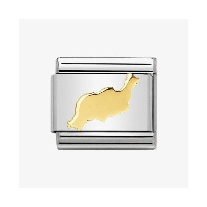 NOMINATION ITALY Classic Yellow Gold Lanzarote Island Charm