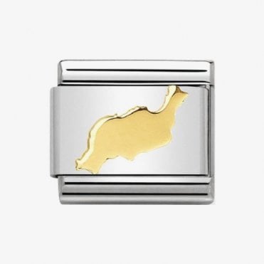 Classic Yellow Gold Lanzarote Island Charm