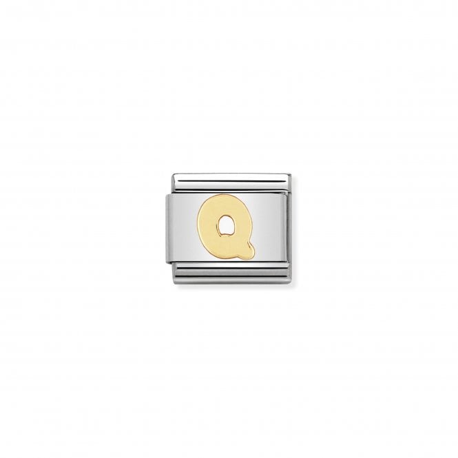 NOMINATION ITALY Classic Yellow Gold Letter Q Charm