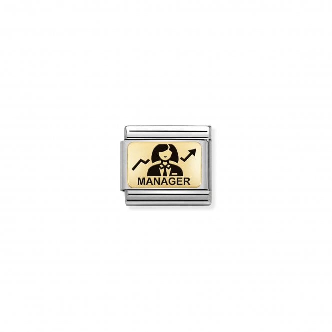 NOMINATION ITALY Classic Yellow Gold Manager (Her) Charm