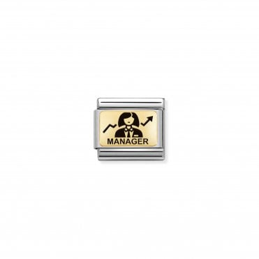 Classic Yellow Gold Manager (Her) Charm