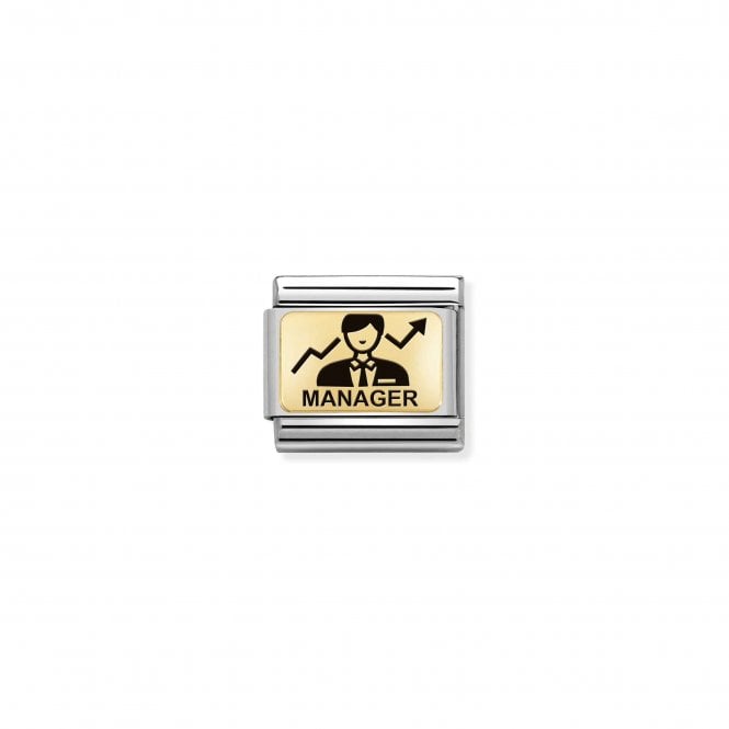 NOMINATION ITALY Classic Yellow Gold Manager (Him) Charm