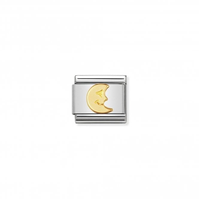 NOMINATION ITALY Classic Yellow Gold Moon Charm