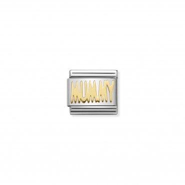 Classic Yellow Gold Mummy Charm