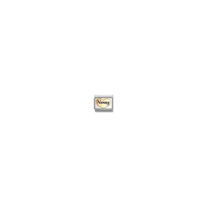 NOMINATION ITALY Classic Yellow Gold Nanny Heart Charm