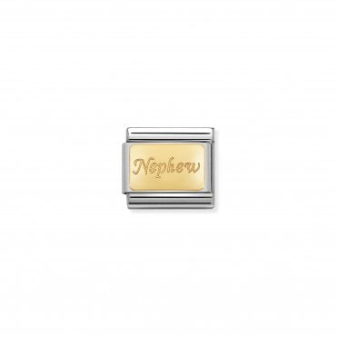 Classic Yellow Gold Nephew Charm