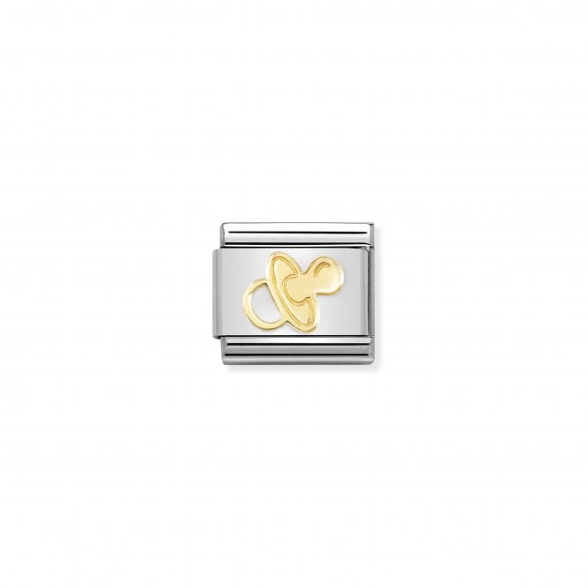 NOMINATION ITALY Classic Yellow Gold Pacifier Charm