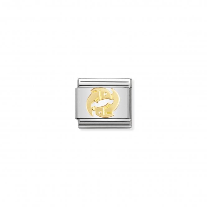 NOMINATION ITALY Classic Yellow Gold Pisces Charm