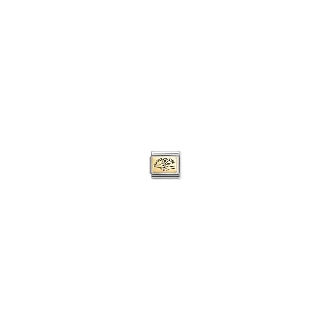 NOMINATION ITALY Classic Yellow Gold Protect Life Charm