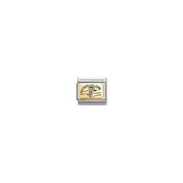 Classic Yellow Gold Protect Life Charm