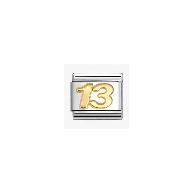 NOMINATION ITALY Classic Yellow Gold PVD 13 Charm