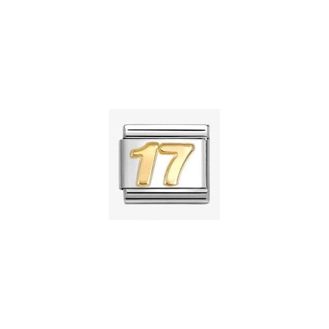 NOMINATION ITALY Classic Yellow Gold PVD 17 Charm