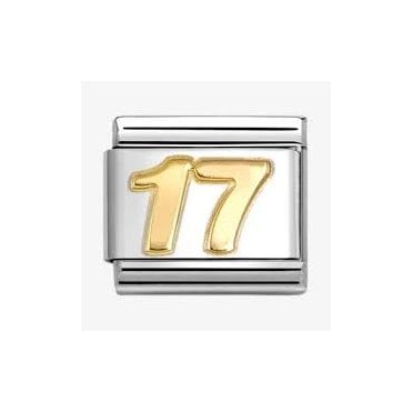 Classic Yellow Gold PVD 17 Charm