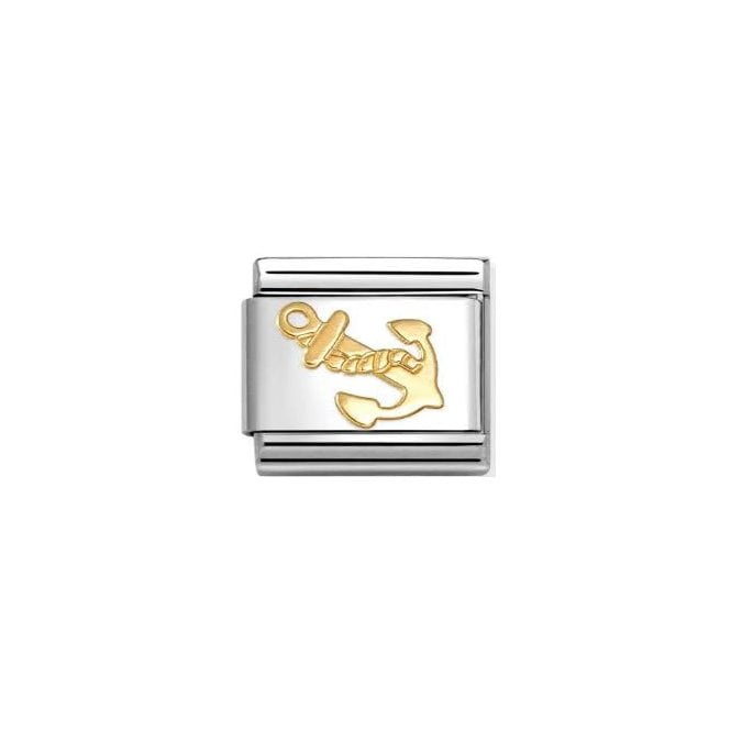 NOMINATION ITALY Classic Yellow Gold PVD Anchor Charm
