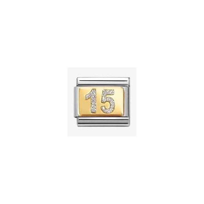 NOMINATION ITALY Classic Yellow Gold PVD Glitter 15 Charm