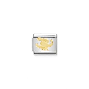 Classic Yellow Gold Scorpio Charm