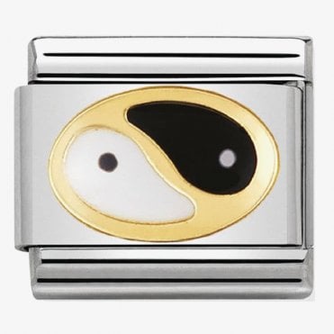 Classic Yellow Gold Tao Symbol Charm