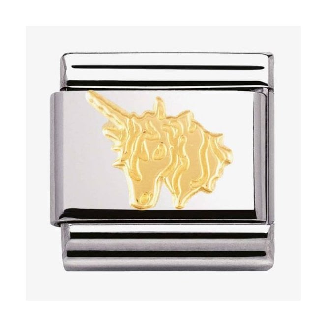 NOMINATION ITALY Classic Yellow Gold Unicorn Charm