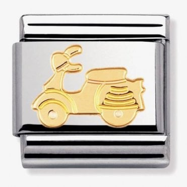 Classic Yellow Gold Vespa Charm