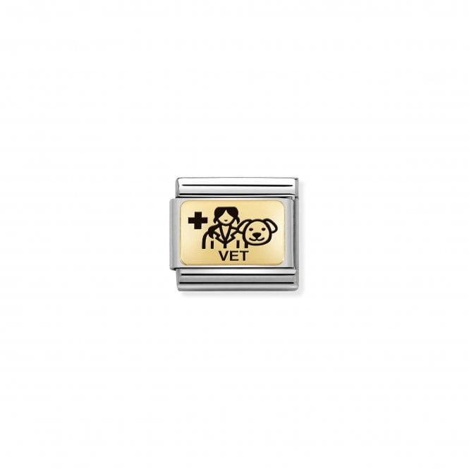 NOMINATION ITALY Classic Yellow Gold Vet Charm