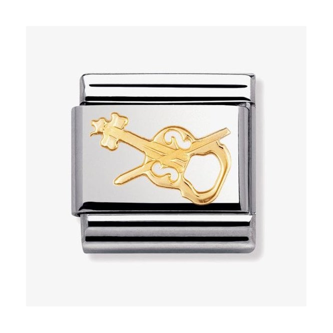 NOMINATION ITALY Classic Yellow Gold Violin Charm