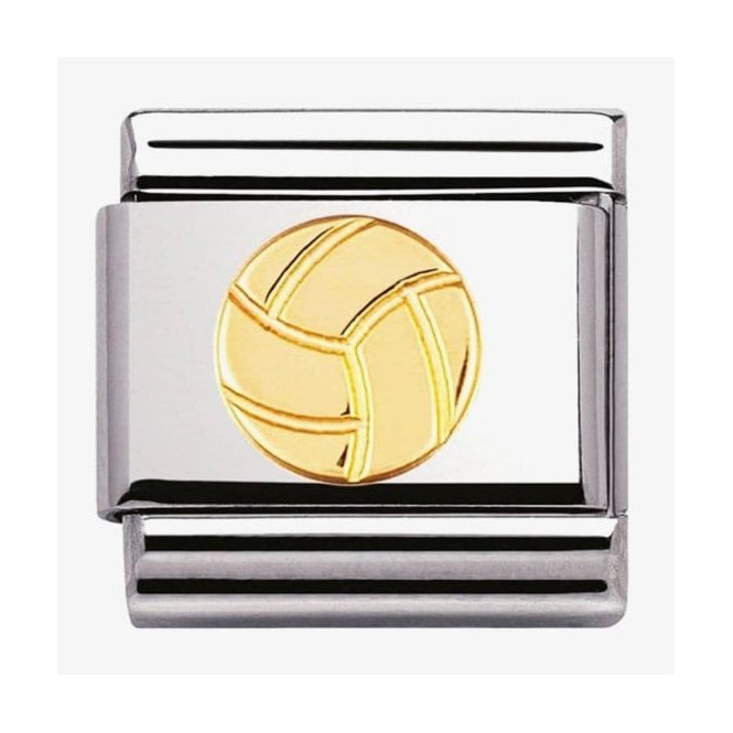 NOMINATION ITALY Classic Yellow Gold Volleyball Charm