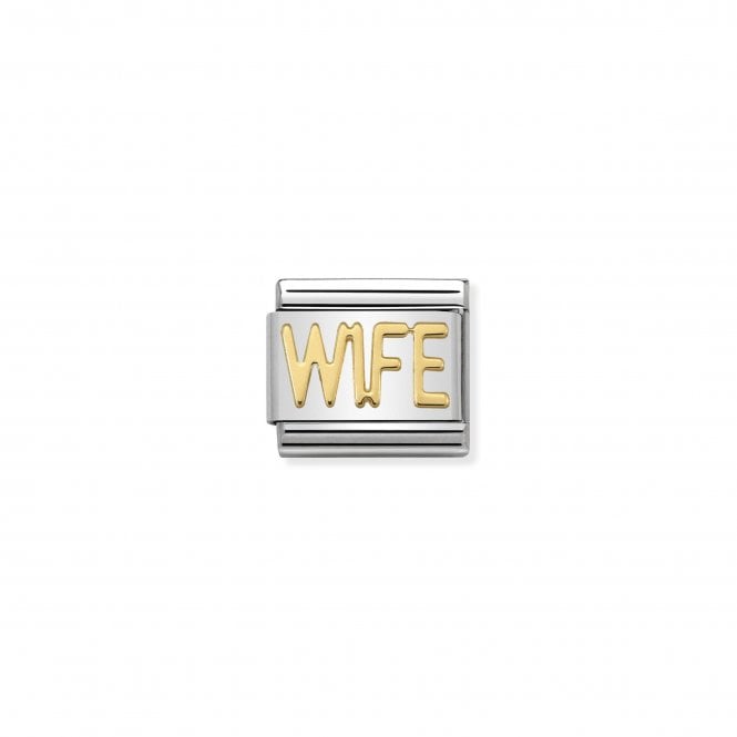 NOMINATION ITALY Classic Yellow Gold Wife Charm