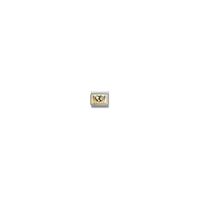 NOMINATION ITALY Classic Yellow Gold World in Your Hands Charm