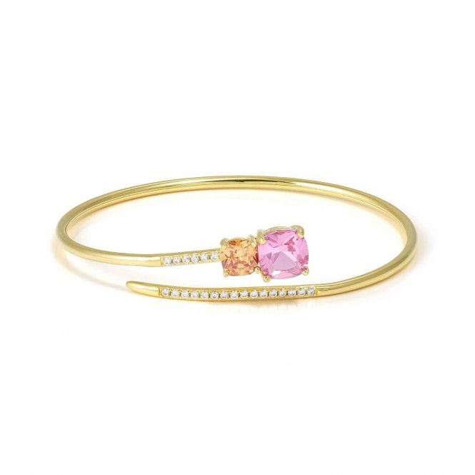 NOMINATION ITALY Colour Wave Gold Plated Aurora Bangle