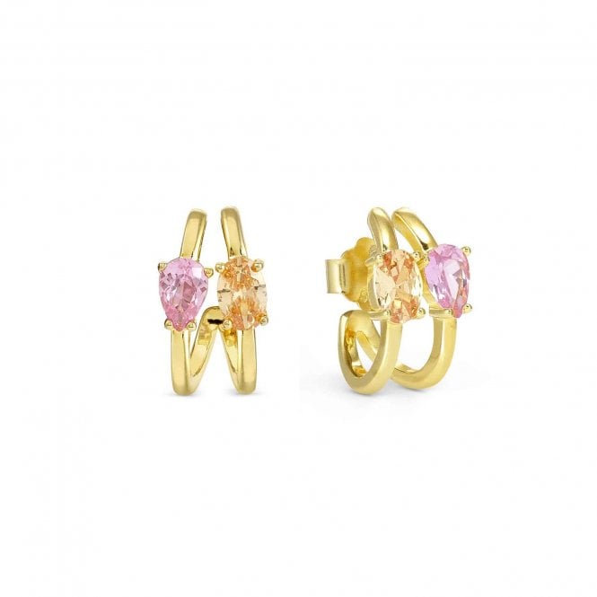 NOMINATION ITALY Colour Wave Gold Plated Aurora Earrings