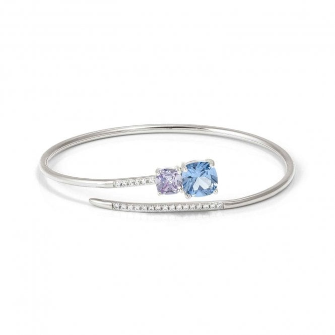 NOMINATION ITALY Colour Wave Silver Aurora Bangle