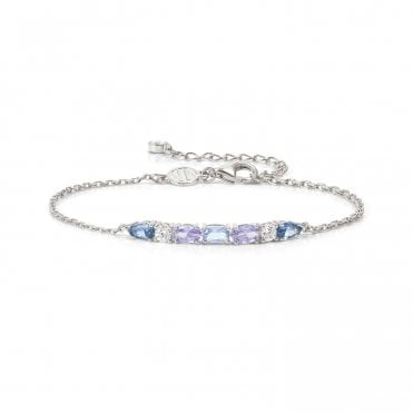 Colour Wave Silver Aurora Bracelet