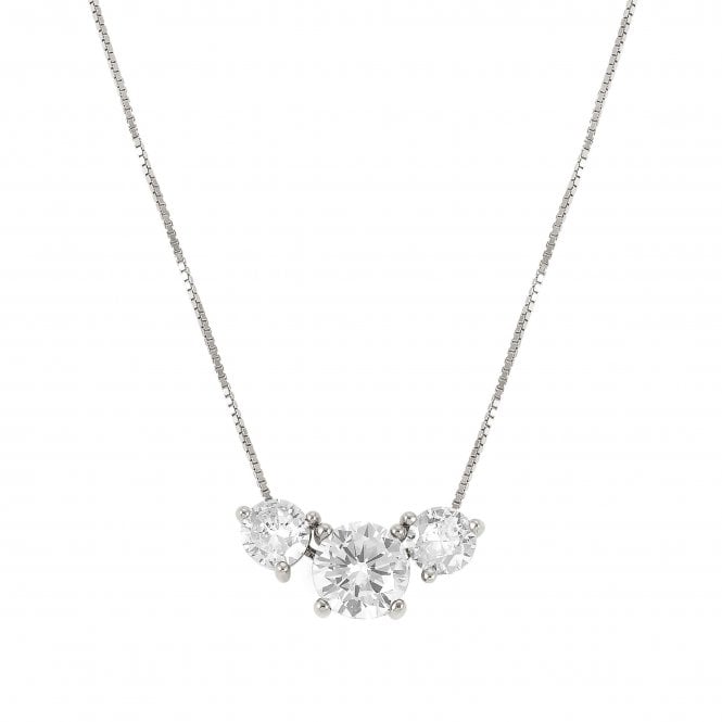 NOMINATION ITALY Colour Wave Silver White CZ Necklace