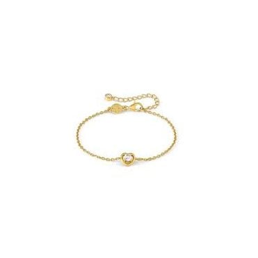 Cosmic Love Gold Plated Heart CZ Bracelet