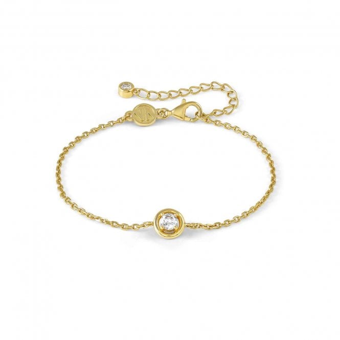 NOMINATION ITALY Cosmic Love Gold PVD Round CZ Bracelet