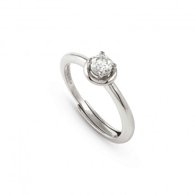 NOMINATION ITALY Cosmic Love ring sterling silver and cubic zirconia circle ring