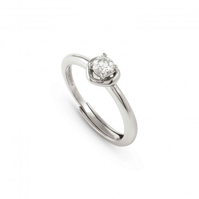 NOMINATION ITALY Cosmic Love ring sterling silver and cubic zirconia heart ring
