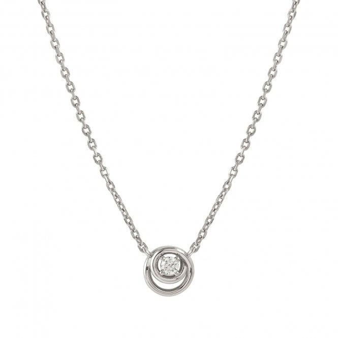 NOMINATION ITALY Cosmic Love Silver CZ Circle Pendant