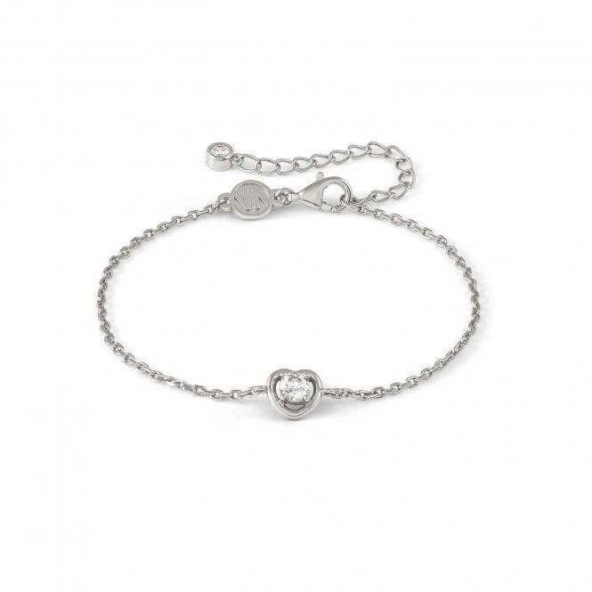 NOMINATION ITALY Cosmic Love Silver Heart CZ Bracelet