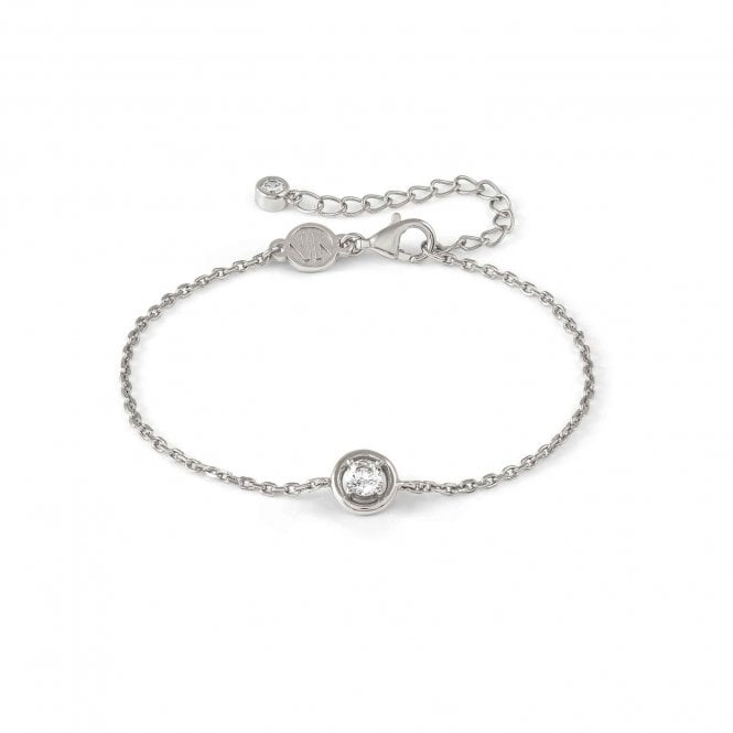 NOMINATION ITALY Cosmic Love Silver Round CZ Bracelet